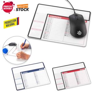 Mouse Pad Calendar - Producción Nacional