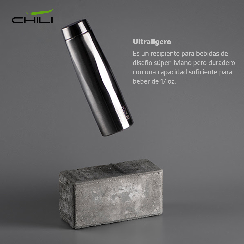 Termo Metalico Calypso Chili 500ml - Imagen 3