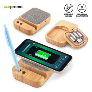 CARGADOR INALAMBRICO CON CABLES 4-1