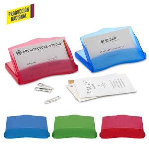 Portatarjetas Plástico(stock telefònicamente)