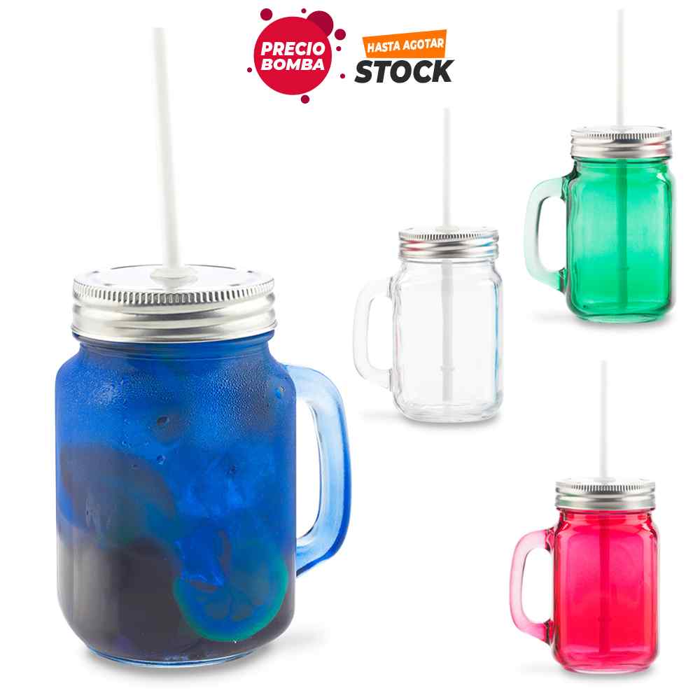 Jarra En Vidrio Kolors 16oz