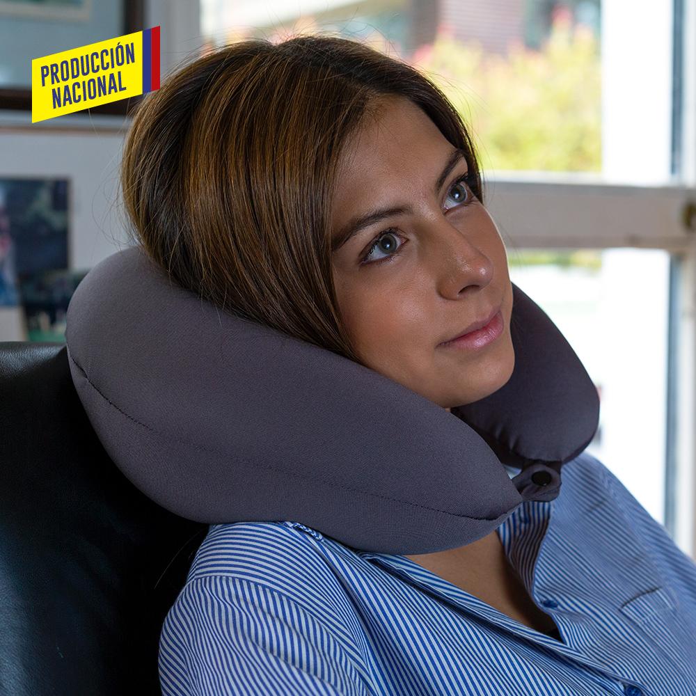 Cojin de Viaje Doble Uso Plush-Produccion Nacional - Imagen 2