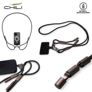 Cordón Portacelular con Cables Chili