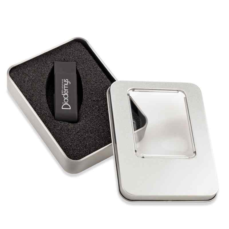 Estuche metálico para Memoria USB - Oferta
