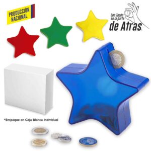 Alcancía Estrella 16cm - Produccion Nacional