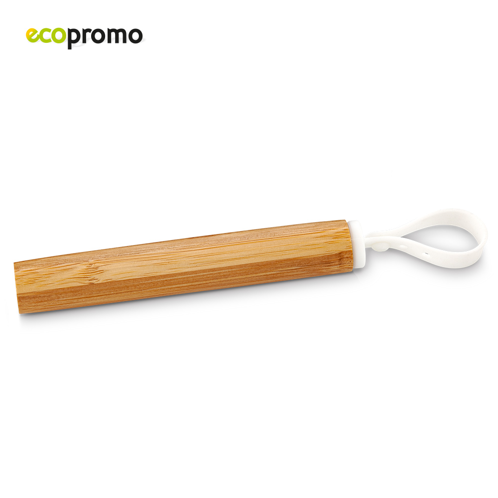 Pitillo Reutilizable Metálico Bamboo - Imagen 2
