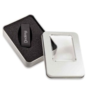 Estuche metálico para Memoria USB - Oferta